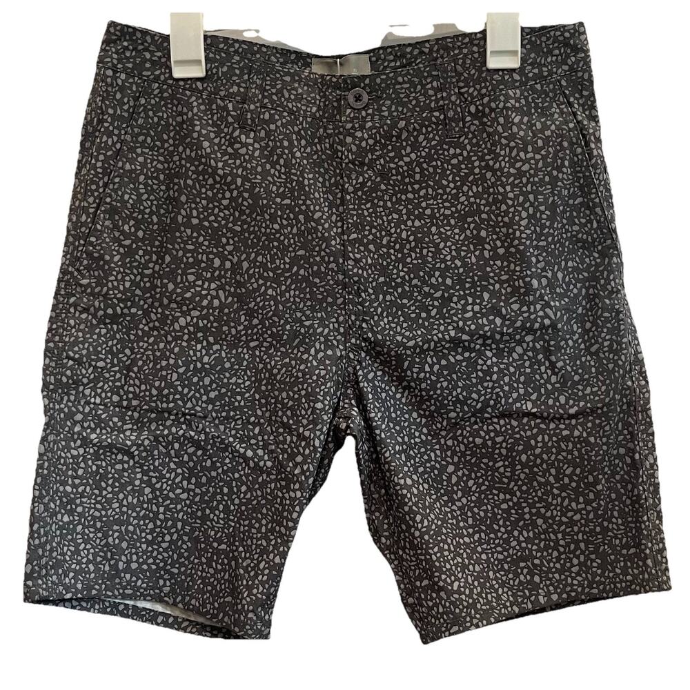 Men's Bench Chino Shorts Size 32 Slate Gray Lyrical Pattern🔥NEW🔥#LOVEMYHOOD